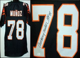 Anthony Munoz Signed Autographed Cincinnati Bengals Jersey JSA Witness 