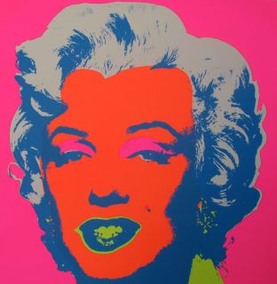 Andy Warhol Marilyn Monroe Serigraph by Sunday B. Morning #6