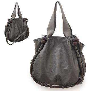 Anthony New Womens Gray Hobo Tote Shoulder Bag 2075