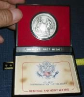   First Medals Collection General Anthony Wayne New in Box N S