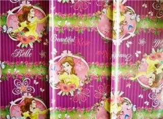   Belle Party Gift Wrap Wrapping Paper Beauty and The Beast