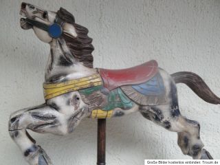 ANTIQUE CAROUSEL HORSE WOODEN HORSE 1930s 1950s THE VERY SPECIAL 