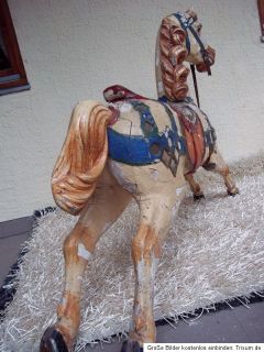 ANTIQUE FRENCH CAROUSEL HORSE 1880 FAIRGROUND   MUSEUM ITEM   CHEVAL 