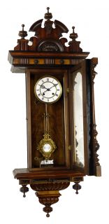 Antique German wall clock at 1900