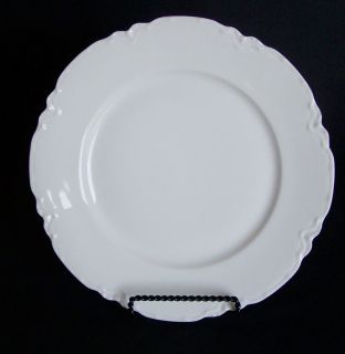 Antique Vintage Haviland China White Rim Dinner Plate Ranson Pattern 