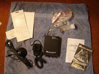 Midland 77 104XL CB Radio with Antenna and Accessories