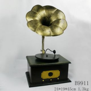 Handmade Antique Phonograph Model Nostalgic Old Fashioned Phonograph 