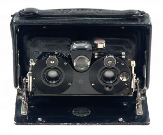 Cupido 620 Vintage Stereo Camera ICA Zeiss Tessar Lens