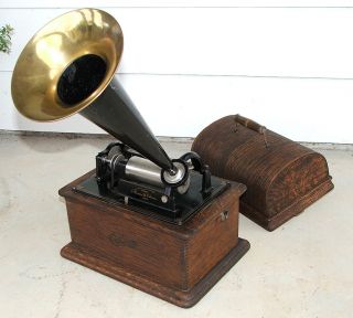 ANTIQUE Vintage Edison Standard Model D Phonograph Cylinder Record 