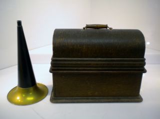 Antique Edison Home Cylinder Phonograph Model B Complete Antique Works 