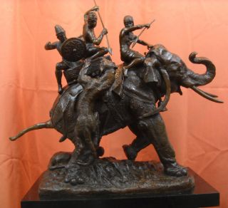   Elephant Monumental Size Bronze Statue Antoine Barye Sculpture
