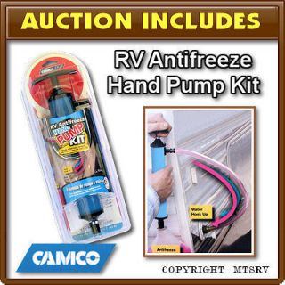 Camco RV Antifreeze Hand Pump Kit Water Winterize New