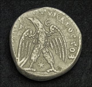 Elagabalus 218 222 Ad Bi Tetradrachm Bust Eagle Antioch Mint
