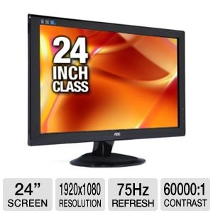aoc 2436v 24 widescreen full hd monitor the aoc 2436v 24 widescreen 