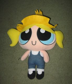 Rare Country Band Talking Bubbles Power Puff Girls plush Doll clean 