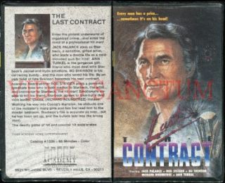The Last Contract Academy Home Entertainment VHS Clamshell Jack 