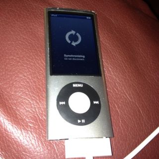 Apple iPod nano 4th Generation chromatic Silver 16 GB Works Great