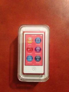 Brand New Apple iPod Nano 7th Generation Pink 16 GB Latest Model