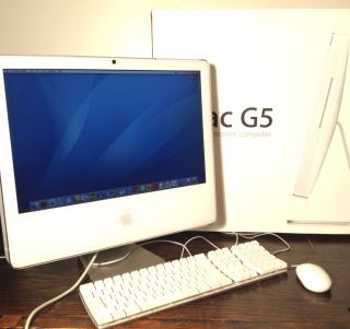 Apple iMac G5 20 Desktop OSX 2 5GB Memory 2 1 GHz White