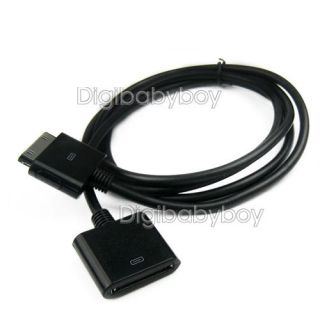   PIN Male to Female Cable For Apple iPod iPhone 3G 3GS 4 4S bla