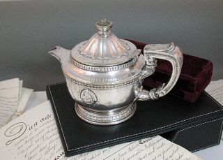 Biltmore Hotel 1922 Antique Silver Teapot