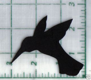 Hummingbird Silhouette Applique for Quilt Top Block Kit