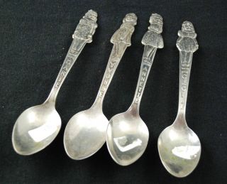 Old Dionne Quintuplets Carlton Silverplate Spoons Cecile Yvonne 