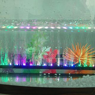 21 3in Colorful Aquarium Fish Tank Dec Up Shining Bubble 21 LED Bubble 