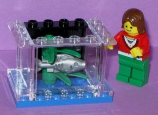 Lego Small Fish Aquarium Animal Plant Pet Shop Plate Panel 1 x 3 x 4 
