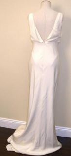 JCrew Silk Tricotine Anouk Gown $695 Ivory 4 Wedding