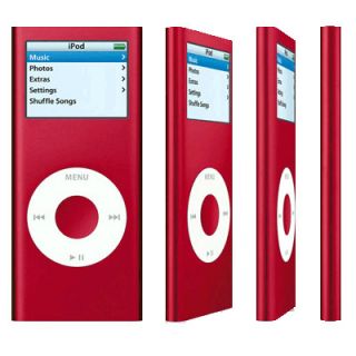 Apple iPod 4GB Nano 2nd Gen Red Good Condition  Player