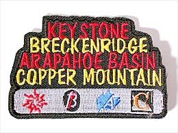 Keystone Breckenridge Arapahoe Basin Copper Mtn Patch