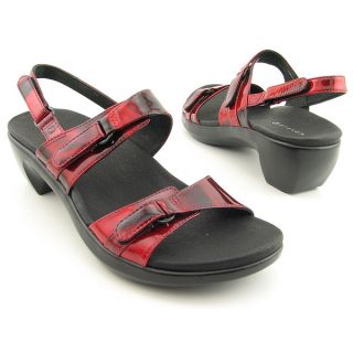 Aravon Phoebe Red Sandals Slides Shoes Womens Size 10