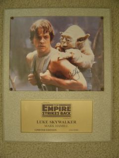   Mark Hamill (Luke Skywalker) & Anthony Daniels (C 3PO) Autographs NR