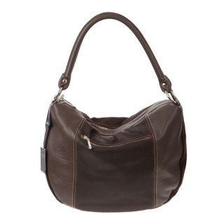 Arcadia Italian Made Natural Brown Leather Authentic Designer Hobo Bag 