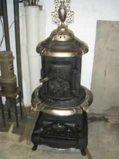   HUB Parlor Stove 1884 Heater Smith Anthony Boston WORKING Coal or Wood