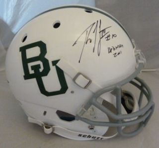 Robert Griffin III RG3 Autographed Baylor Bears White Full Size Helmet 