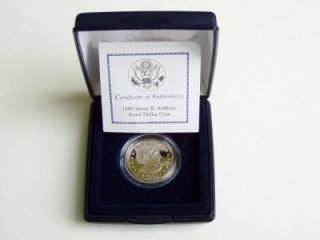 coinsandscents store 1999 susan b anthony proof dollar 2 coin mint set