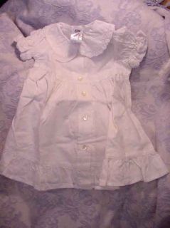 April Cornell 6 12 MO Sweet Holiday Petticoat Dress Nightie White 