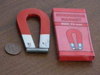 Metal Horseshoe Magnets Magnetic Science Tools 75mm