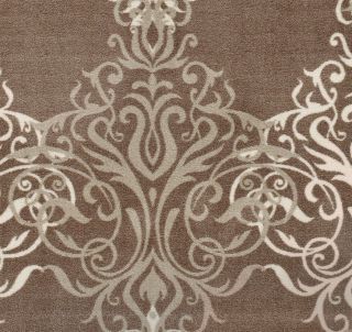 Modern Area Rug Contemporary Carpet New Beige Taupe 8x10 8x11 Damask 