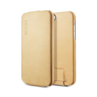 SPIGEN SGP Leather Case Argos Series for New iPhone 5 Vintage Brown 