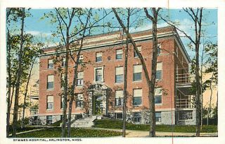 MA Arlington Symmes Hospital Town View CIR 1915 T70907