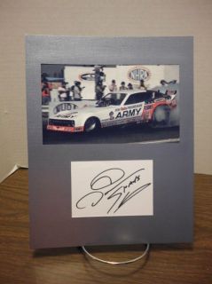 Don Prudhomme Autograph THE SNAKE NHRA Display Signed Signature COA 