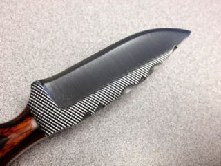 Anza Custom Hand Made Knife Fixed Blade Field Hunter Model F4 Made in 