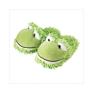 Aroma Home Fuzzy Friends Kids Winter Slippers Frog New