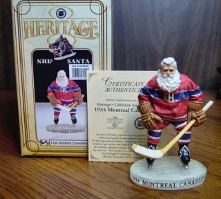 NHL 1934 Montreal Canadiens Hockey Santa Heritage Collection Flambro C 