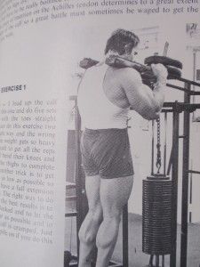 Arnold Schwarzenegger Building The Legs of An Oak Bodybuilding Booklet 