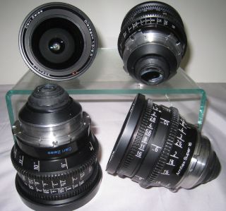 16mm Zeiss mkiii Super 16 Lens Set MK3 ARRI 4 Lenses