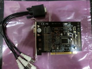 Aposonic w DVR 4 x BNC PCI DVR Card for Security Camera RW 1030s 